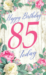 "85 Today Flower Cage" - 3D Pop Up Greetings Card