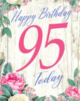 "95 Today Flower Cage" - 3D Pop Up Greetings Card