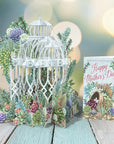 "Succulent Love" Mother's Day- 3D Pop Up Greetings Card