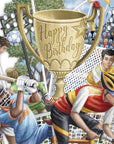 "Sportsmen!" - Top of the World Pop Up Greetings Card (Copy)