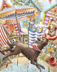 "At the Beach!"  Top of the World Pop Up Greetings Card