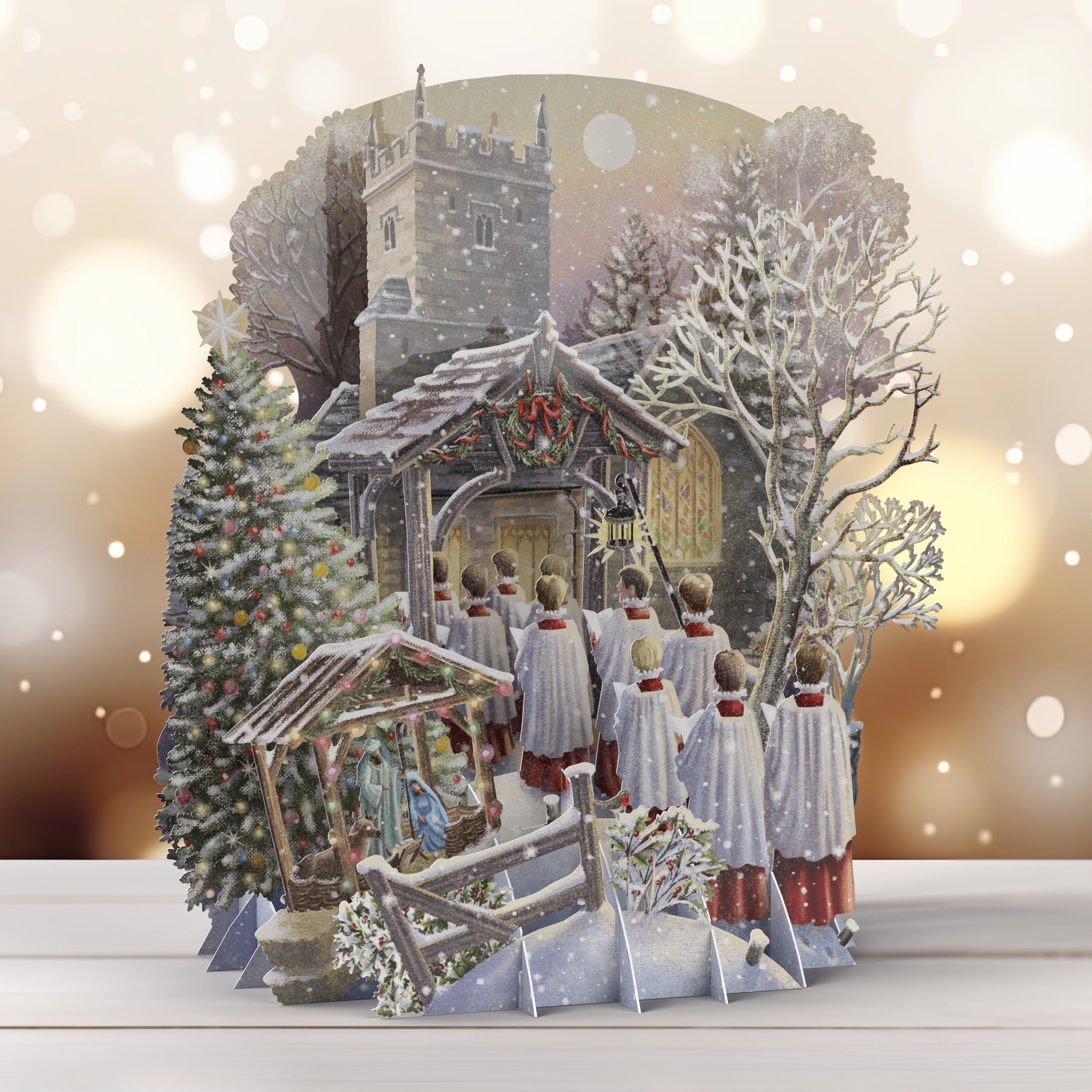 &quot;Christmas Choir&quot; - Top of the World Christmas Card