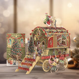 "Christmas Caravan" - 3D Pop Up Christmas Card