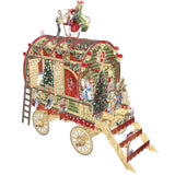 "Christmas Caravan" - 3D Pop Up Christmas Card