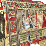 "Christmas Caravan" - 3D Pop Up Christmas Card