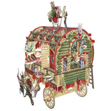 "Christmas Caravan" - 3D Pop Up Christmas Card