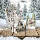 "Snow Queen Sleigh" - 3D Pop Up Christmas Card