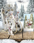 "Snow Queen Sleigh" - 3D Pop Up Christmas Card