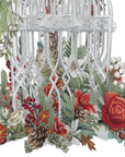 "Christmas Flower Cage" - 3D Pop Up Christmas Card