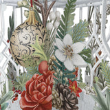 "Christmas Flower Cage" - 3D Pop Up Christmas Card