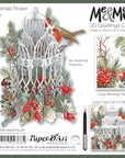 "Christmas Flower Cage" - 3D Pop Up Christmas Card