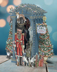 Nutcracker Guard House Pop Up Christmas Card