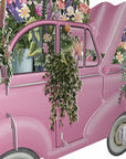 "Mother's Day Pink Flower Car" - 3D Pop Up Greetings Card