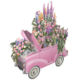 "Mother's Day Pink Flower Car" - 3D Pop Up Greetings Card