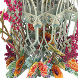 "The Green Cage - Mother's Day" - 3D Pop Up Greetings Card