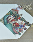 "Santa's Sleigh" - 3D Pop Up Christmas Card