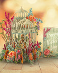 "The Green Cage - Mother's Day" - 3D Pop Up Greetings Card