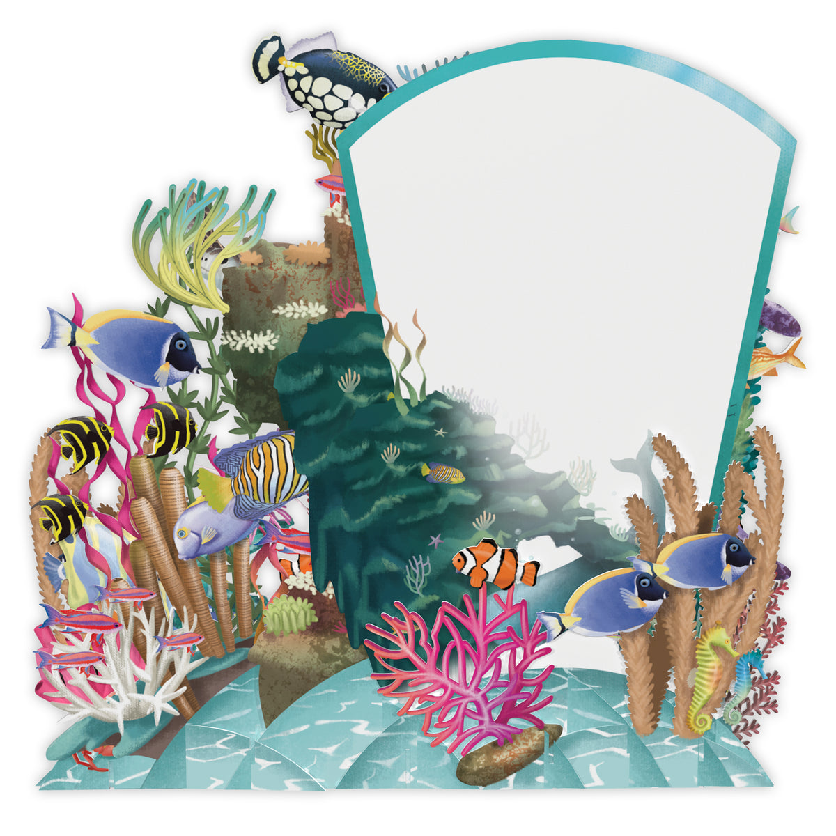 Coral Reef - 3D Pop Up Greetings Card | Me&McQ