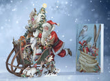 "Woodland Sleigh" - 3D Pop Up Christmas Card