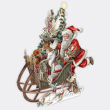 "Woodland Sleigh" - 3D Pop Up Christmas Card