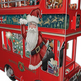 "Santa's Red Bus" - 3D Pop Up Christmas Card