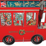 "Santa's Red Bus" - 3D Pop Up Christmas Card