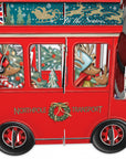 "Santa's Red Bus" - 3D Pop Up Christmas Card