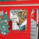 "Santa's Red Bus" - 3D Pop Up Christmas Card