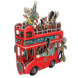 "Santa's Red Bus" - 3D Pop Up Christmas Card