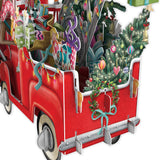 "Santa's Pickup" - 3D Pop Up Christmas Card