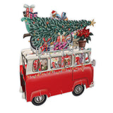 "Santa's Camper" - 3D Pop Up Christmas Card