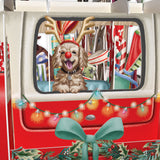 "Santa's Camper" - 3D Pop Up Christmas Card