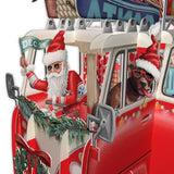 "Santa's Camper" - 3D Pop Up Christmas Card