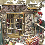 "Cosy Christmas Cottage" - 3D Pop Up Christmas Card