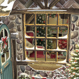 "Cosy Christmas Cottage" - 3D Pop Up Christmas Card