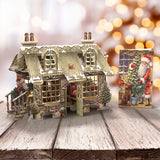 "Cosy Christmas Cottage" - 3D Pop Up Christmas Card