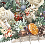 "Christmas Floral" - Top of the World Christmas Card